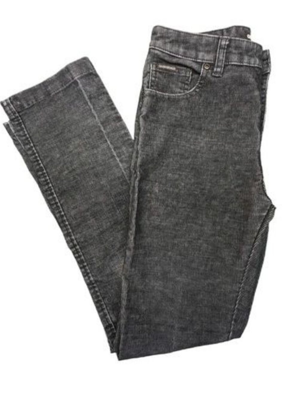 Quiksilver Corduroy Black Straight Leg Pants Women's Pants Size 27